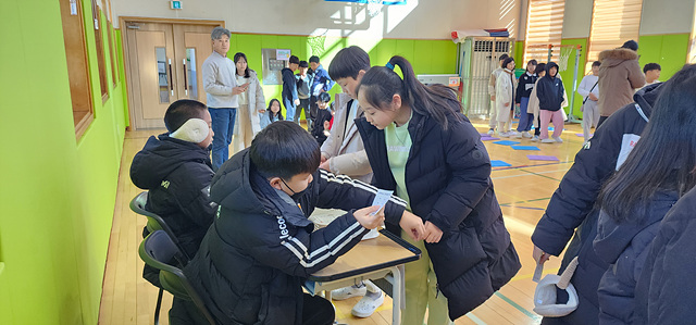 전교학생회장단선거(12.27.) 사진